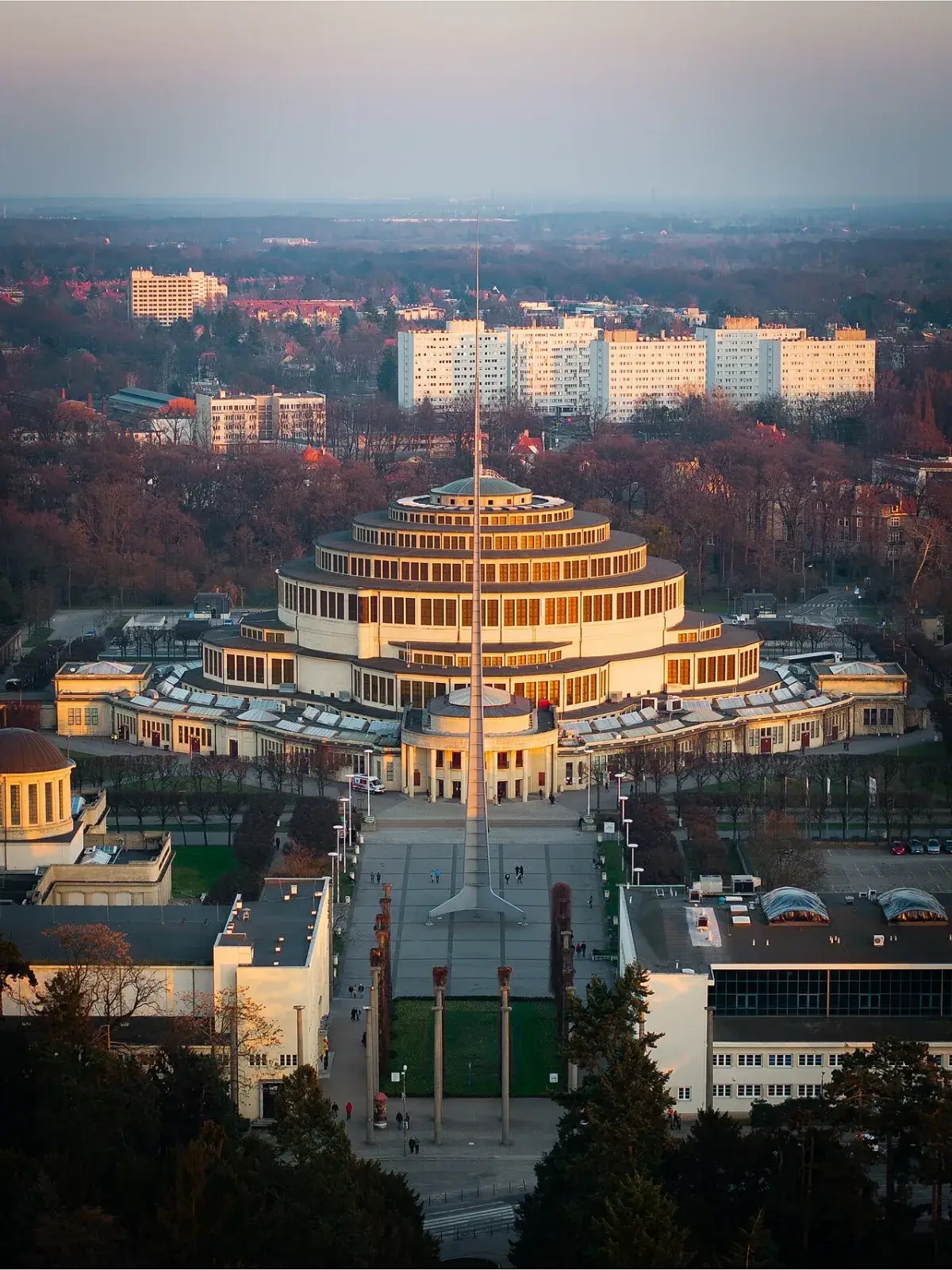 Centennial Hall (Hala Stulecia), a UNESCO World Heritage Site in Wroclaw